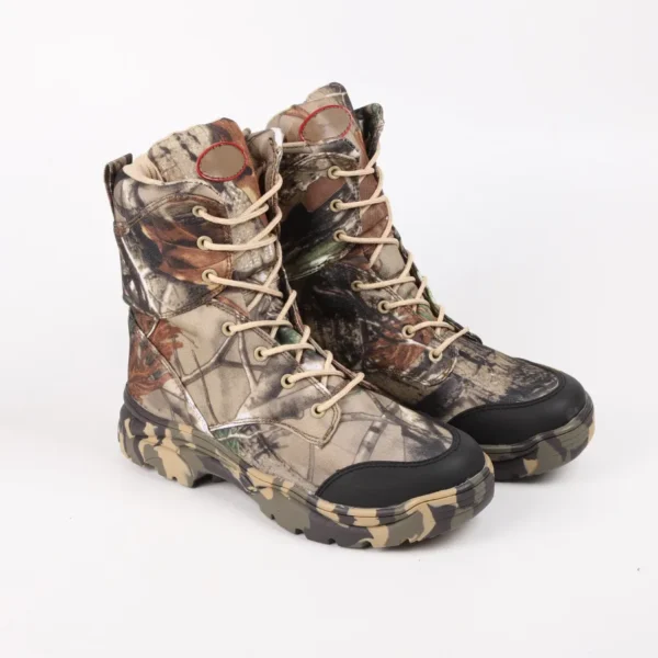 4 Seasons High Top Boots Wear Resistant Anti-Slip Mountaineering Hiking Desert Shoes Boinic Camouflage Hunting Fishing Boots