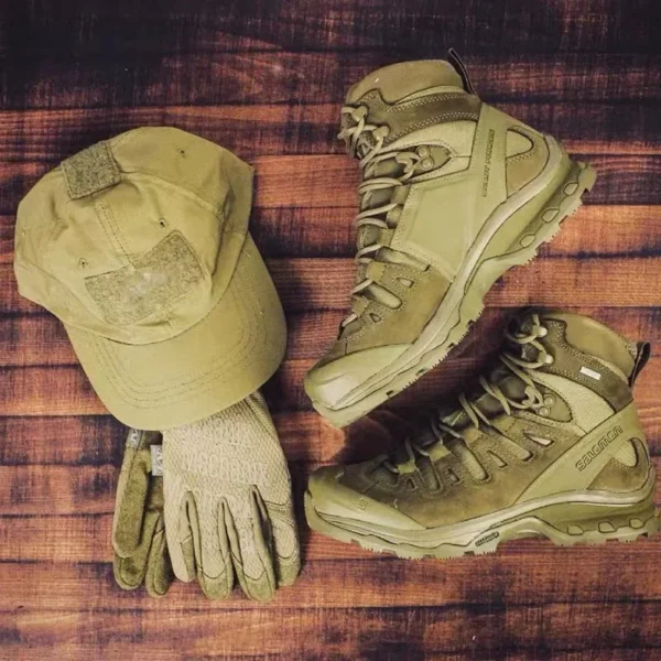 Men Mid-top Shoes Desert Tactical Outdoor Camping Trekking Commuting Boots Hiking Mountaineering Anti Slip Wear-resistant Boots