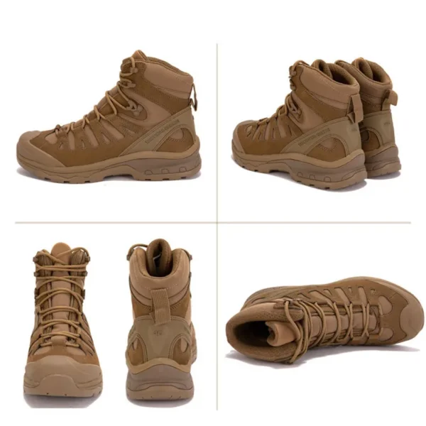 Outdoor Middle Tube Desert Tactical Shoes Low Cut Urban Commuter Ankle Boots Hiking Mountaineering Camp Hunting Sports Sneakers